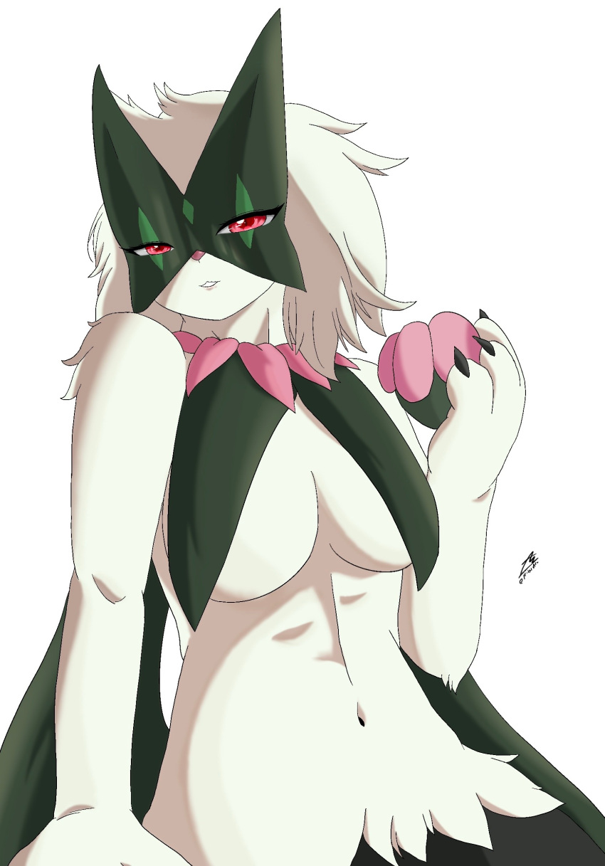 anime anime_style big_breasts big_nipples breasts fanart furry furry_breasts furry_female furry_only hentai meowscarada pokemon pokemon_(species) pokemon_sm pokemon_sv prismdogartz safe sfw wet wet_body wet_pussy