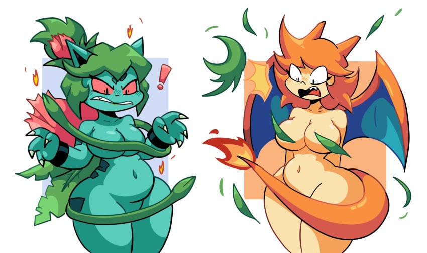 charizard edit ivy_(tommytornado) ivysaur miki_(tommytornado) pokemon pokemon_(species) tagme tommytornado