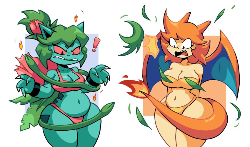 charizard ivy_(tommytornado) ivysaur miki_(tommytornado) pokemon pokemon_(species) tagme tommytornado