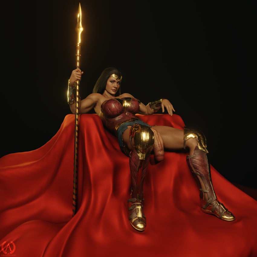 1futa 3d amazonian_futa amazonium big_penis dc_comics futa_only futanari muscular_futanari penis solo source_request tagme throne wonder_woman wonder_woman_(series)