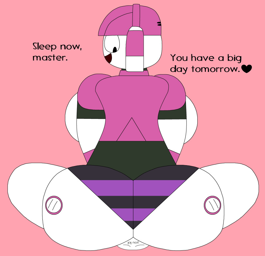 big_ass big_breasts breasts bubble_butt facesitting female huge_ass mya_(dorahden) robot thatsimpyguy thick_thighs wide_hips