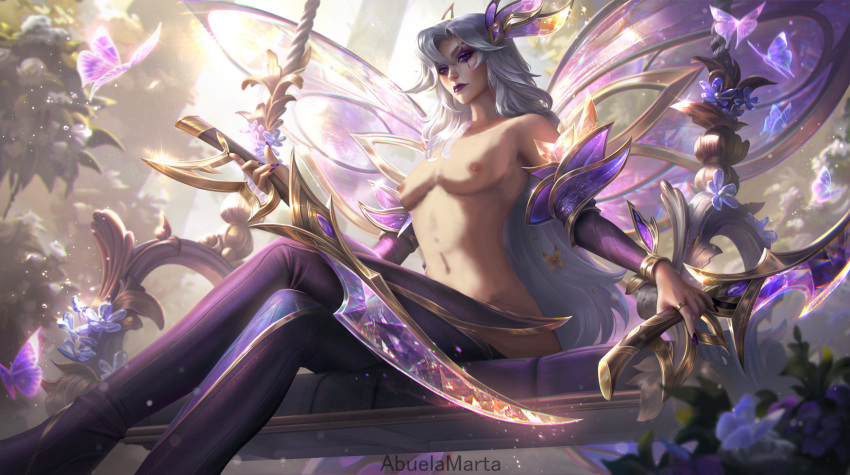 abuelamarta breasts edit edited edited_official_artwork faerie_court_katarina_prestige_edition faerie_court_series image katarina_du_couteau league_of_legends prestige_skin work_in_progress