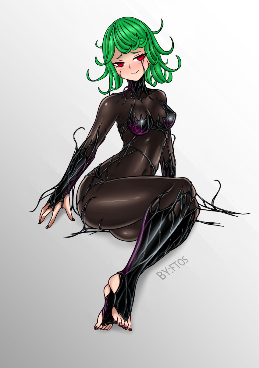 1girls 2023 ass blackftos breasts corruption female female_only marvel navel one-punch_man solo symbiote tagme tatsumaki thighs transformation venom venom_(marvel)