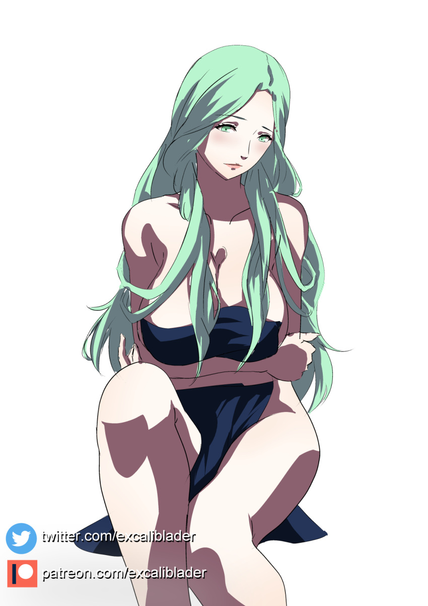 breasts excaliblader female female_only fire_emblem fire_emblem:_three_houses nude rhea_(fire_emblem) solo