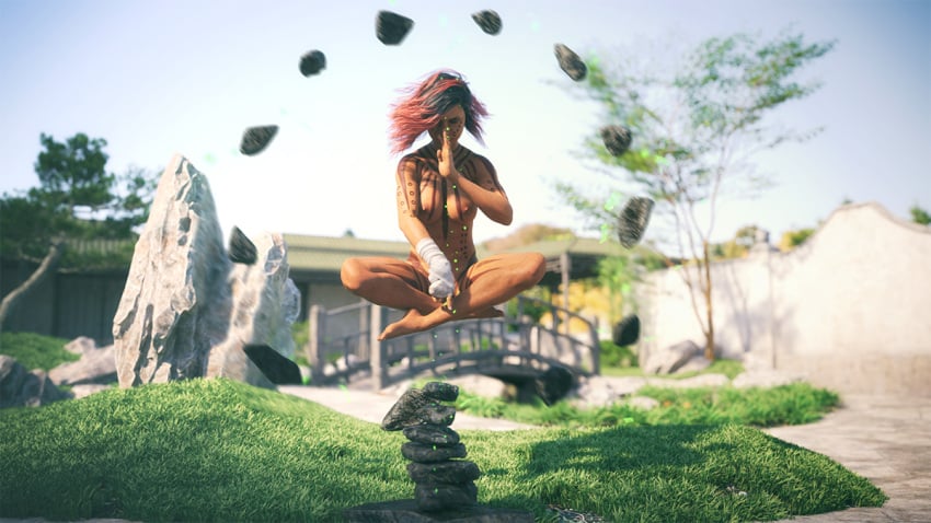 3d ann_(geterafromfaerun) casual completely_nude completely_nude_female dungeons_and_dragons female geterafromfaerun meditation monk story_at_source tagme