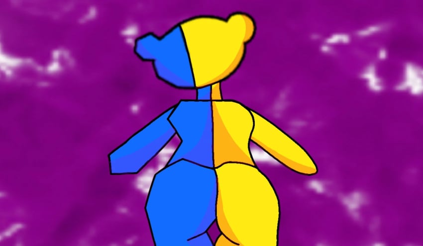 anthro ass back_view bear bear_(game) bena_(bear) i_need_special_guest_r34 roblox roblox_game sprite_edit tagme two_color_fur two_colored_fur two_tone_body unknown_artist ursid viewed_from_behind