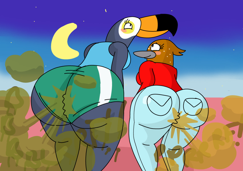 anthro ass bertie brap brappycatty butt fart fart_fetish farting farts fetish furry gassy tuca tuca_and_bertie