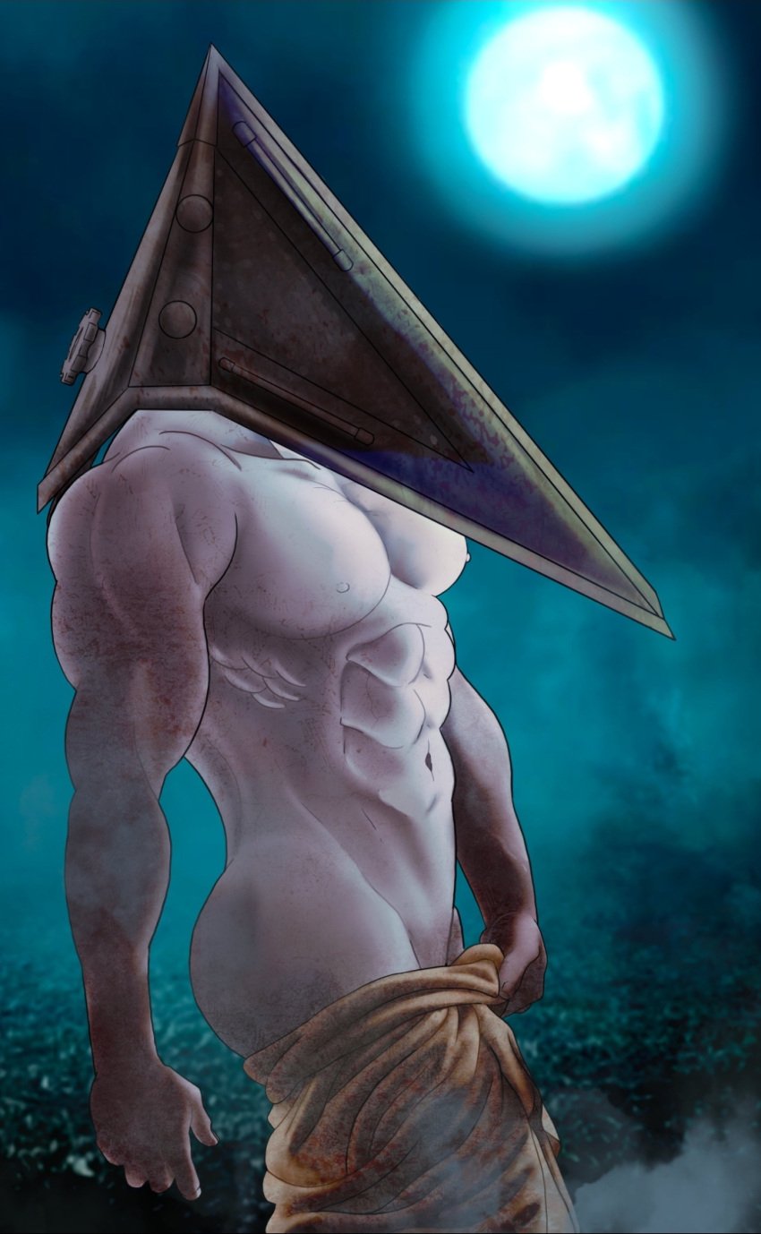 abs foggy moonlight pudding_moth pyramid_head silent_hill silent_hill_(film) silent_hill_homecoming solo_male tagme