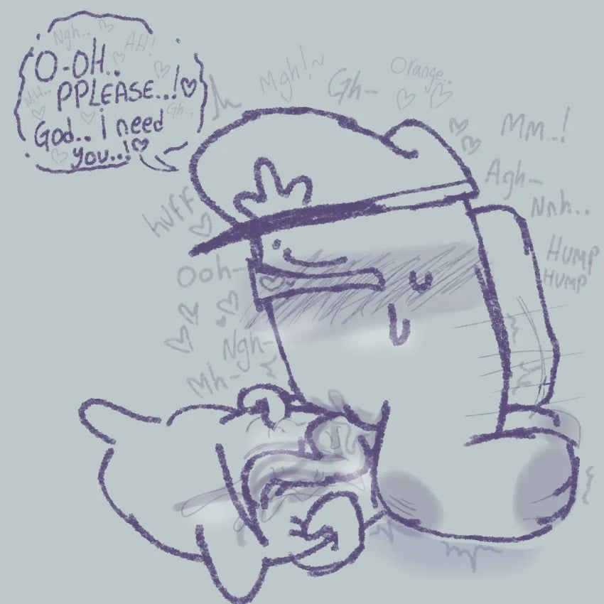 among_us among_us_(series) cum pillow pillow_humping red_(among_us) tentacle_penis