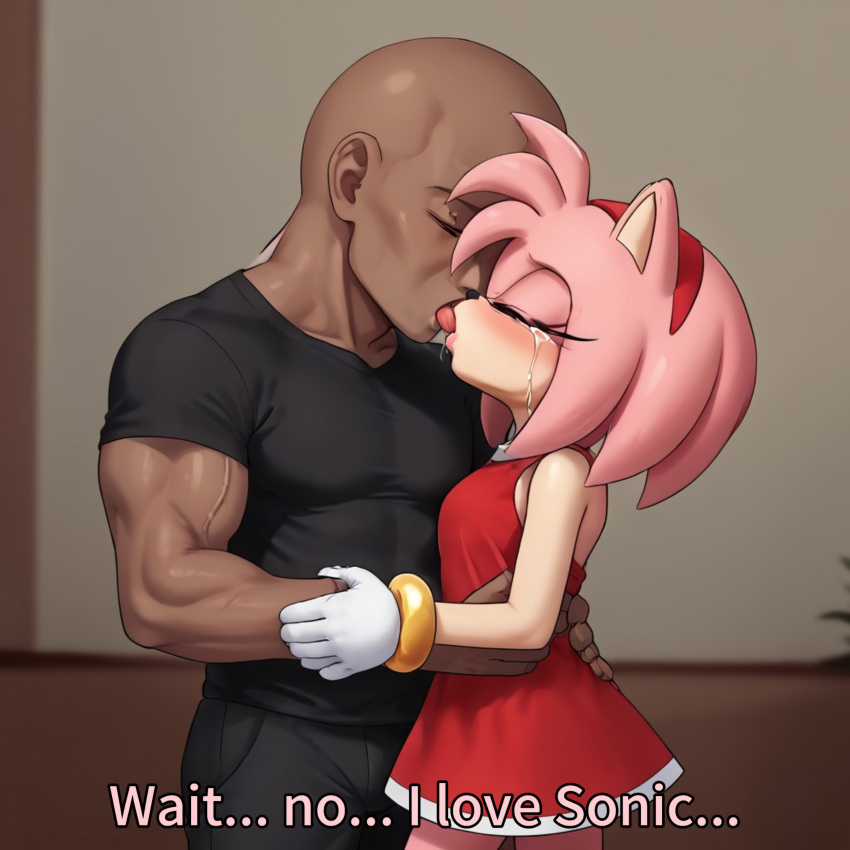 Amy Rose (Blacked) Rule 34 Image