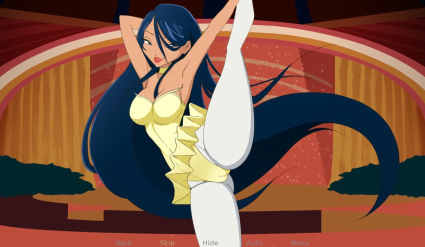 1girls ballerina ballet_dress blue_eyes blue_hair cameltoe female juiceshooters long_hair lucy_(winx_club) slim_body slim_girl tagme winx_club