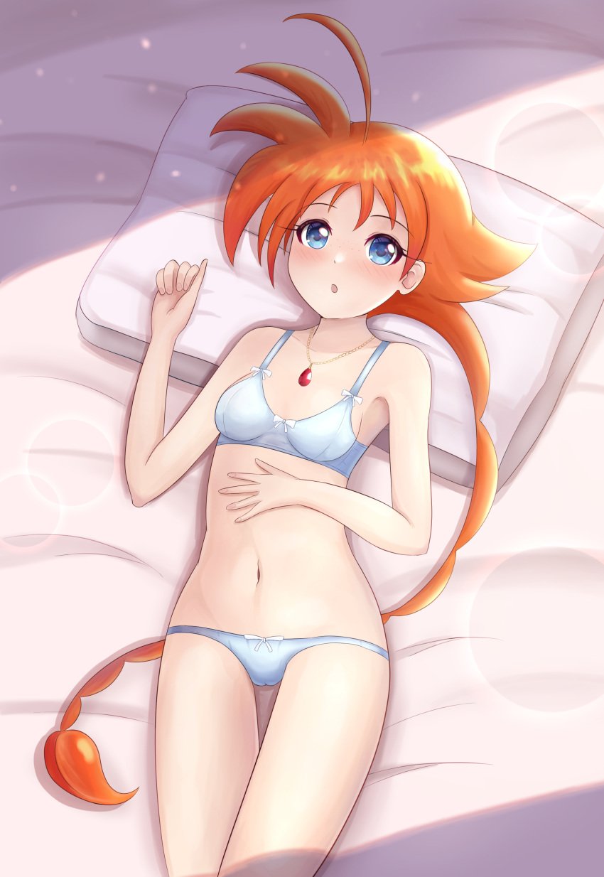 ahiru_(princess_tutu) bra female female_only panties princess_tutu sleeptopi solo solo_female underwear