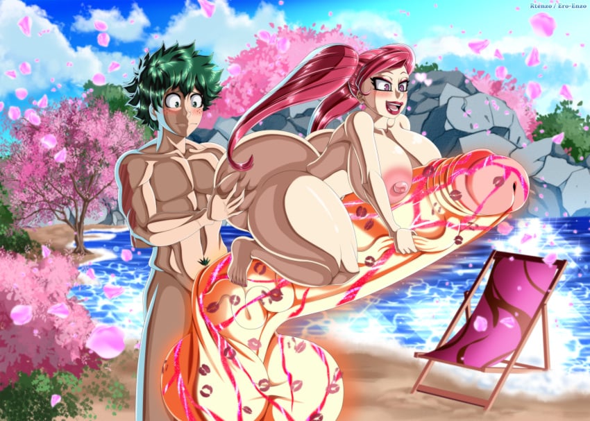 1boy 1boy1girl 1girl1boy 1girls 2020s 2024 2d 2d_(artwork) aiba_manami alternate_version_at_source alternate_version_available barefoot big_ass big_balls big_breasts big_penis cherry_blossom_tree cherry_blossoms completely_nude completely_nude_female detailed_background ero-enzo female full_body green_eyes green_hair hi_res high_resolution highres hyper_penis hyper_testicles izuku_midoriya la_brava_(my_hero_academia) lipstick lipstick_mark lipstick_mark_on_penis lipstick_mark_on_testicles lipstick_on_balls lipstick_on_penis long_hair long_red_hair long_red_twintails makeup midget my_hero_academia naked naked_female no_clothes nude nude_female nude_female_nude_male nude_male nude_male_nude_female over_1080p over_480p pale-skinned_female pale-skinned_male pale_skin pink_eyes quirk_(mha) quirk_usage red_hair red_hair_female red_lips red_lipstick red_lipstick_mark_on_balls red_lipstick_mark_on_penis red_twintails rtenzo shounen_jump size_difference smaller_female staring_at_ass suspended_on_penis uncensored veiny_penis