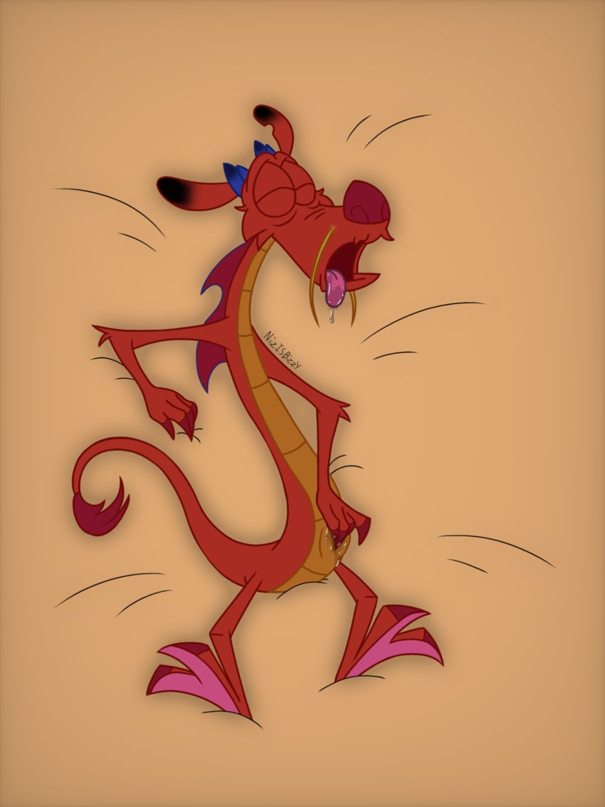 2024 4:3 accurate_art_style cuntboy cuntboy_only cuntboysub digital_drawing_(artwork) digital_media_(artwork) disney furry high_resolution highres intersex jerking_off mulan mulan_(1998_film) mushu nizisbizzy pussy pussy_juice pussy_juice_drip shaded toony what