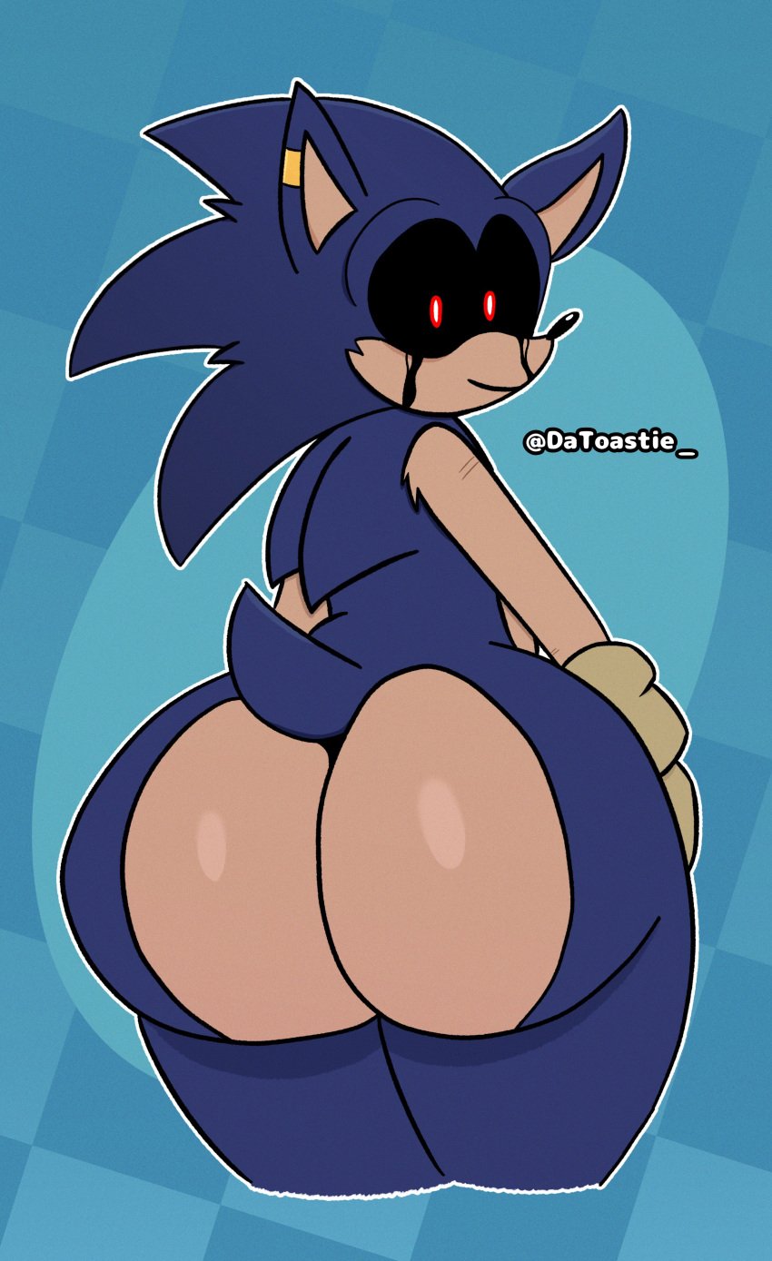 1boy 1male anthro ass ass_focus big_ass big_butt bubble_ass bubble_butt butt_focus curse_(sonic.exe) datoastie femboy furry hedgehog huge_ass huge_butt looking_at_viewer looking_back sega solo sonic.exe sonic.exe_(series) sonic_(series) sonic_the_hedgehog_(series)