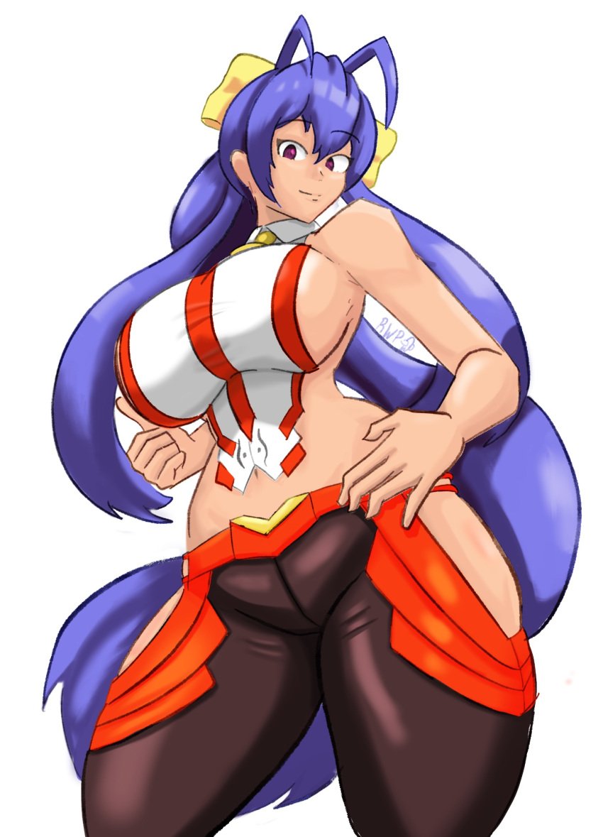 1girls blazblue fully_clothed mai_natsume rodgewp tagme thick_thighs