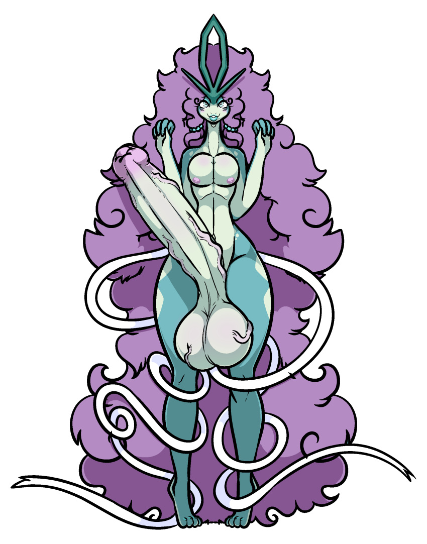 big_penis duragonart femboy girly huge_balls huge_cock hung_femboy hung_trap legendary_pokemon male male_only pokémon_(species) pokemon pokemon_(species) suicune