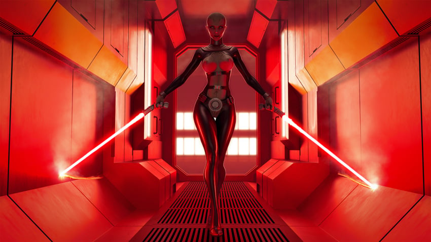 1girls 3d alien alien_girl alien_humanoid alien_only asajj_ventress assassin background bald bald_female belt black_clothing bodysuit breasts breasts_out burning cbearart cleavage_cutout clone_wars clothed clothed_female clothing crossed_legs dark_jedi dathomiri facial_tattoo female female_focus female_only front_view full_body fully_clothed holding_object holding_sword holding_weapon humanoid indoors laser latex latex_suit light-skinned_female light_skin lights lightsaber long_sleeves medium_breasts melee_weapon menacing midriff neckwear nipples partially_clothed partially_clothed_female pussy red_light red_lightsaber science_fiction sith_assassin skimpy smoke solo spread_arms standing star_wars sword tattoo thin_waist tight_clothing walking weapon white_body