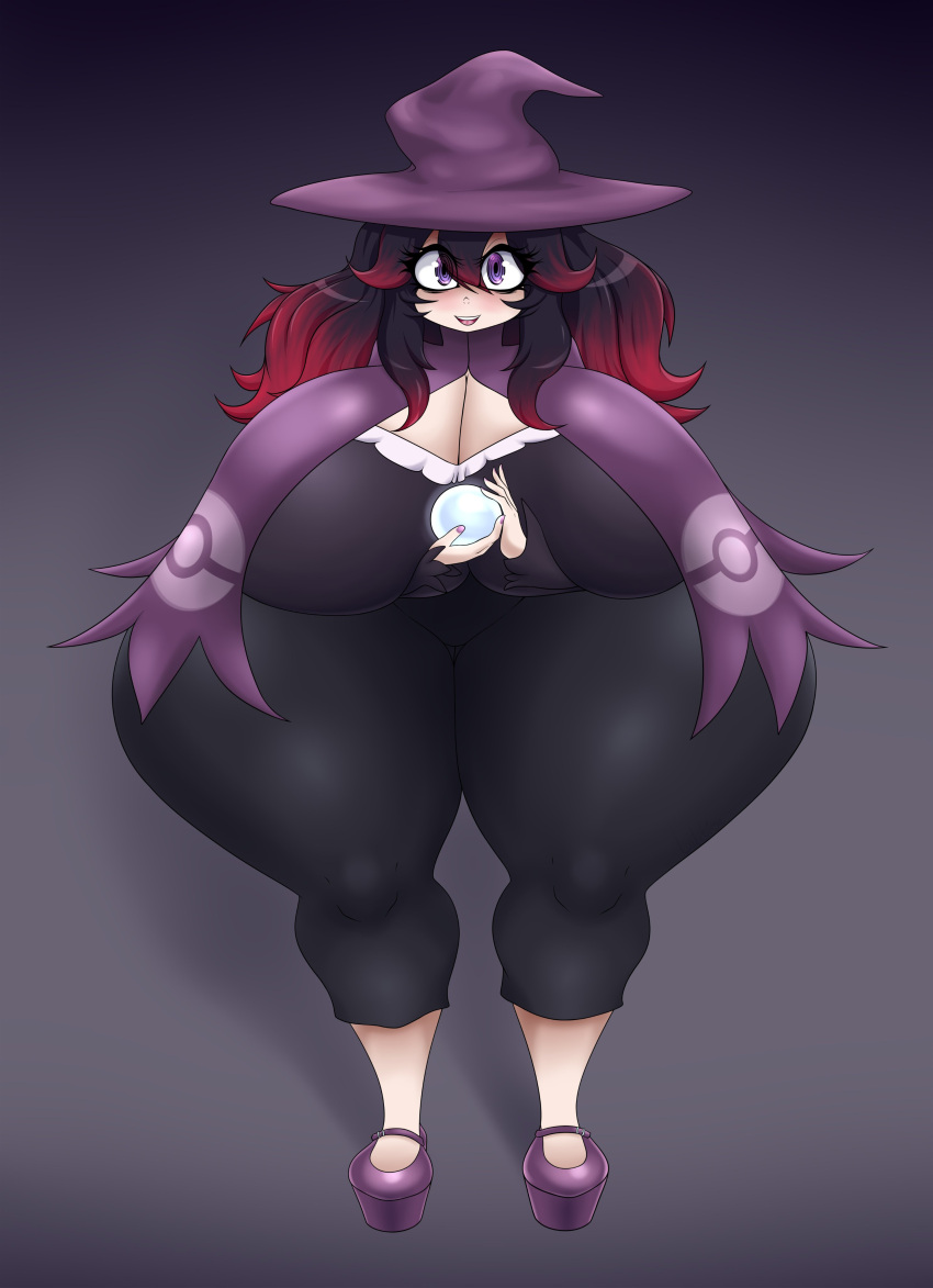 big_ass breasts_bigger_than_head gigantic_breasts hex_maniac hex_maniac_(gen_3) large_hips large_thighs luditima pokemon thick_thighs