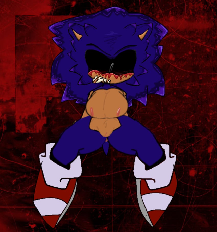 angry anus big_breasts blue_fur furry genderswap_(mtf) hedgehog pussy rule_63 sega short_tail solo_female sonic.exe sonic.exe_(character) sonic.exe_(series) sonic_(series) sonic_the_hedgehog sonic_the_hedgehog_(series) sonica.exe spiky_hair thick_thighs