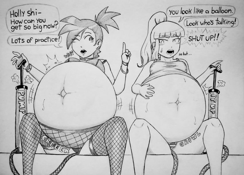 about_to_burst belly_bulge belly_burst belly_bursting belly_expansion belly_inflation bloated_belly burp burping inflation inflation_fetish ronic_lagann