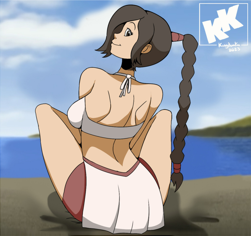 1girls avatar_legends avatar_the_last_airbender beach female fire_nation kingdomkai nickelodeon nonbender ty_lee