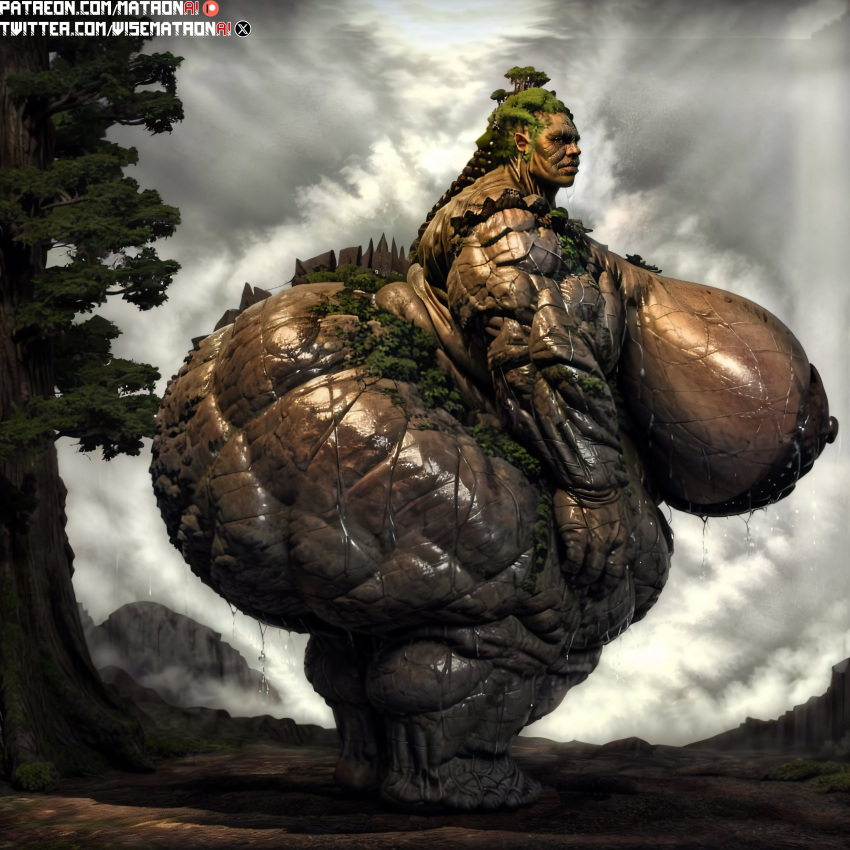 ai_generated ass bbw big_ass big_butt bubble_ass bubble_butt butt cellulite gaia_(god_of_war) giantess gigantic_ass gigantic_breasts gilf god_of_war huge_ass hyper_ass hyper_breasts large_breasts large_thighs matronai_(artist) rock rock_woman stone stone_woman thick_thighs