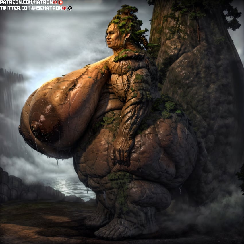 ai_generated gaia_(god_of_war) giantess gigantic_ass gigantic_breasts gilf god_of_war huge_ass hyper_ass hyper_breasts large_breasts large_thighs matronai_(artist) rock rock_woman stone stone_woman thick_thighs