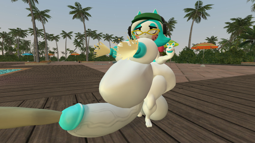 1futa 3d anthro bbw bbw_mom beach belly big_ass big_balls big_belly big_breasts big_butt big_nipples big_penis breasts completely_nude cum fat futa_only futanari garry's_mod glasses glitch_productions gmod hands-free handsfree_ejaculation hat headphones kabalmystic karen_(smg4) lactation milk milk_squirt milking naked_glasses naked_hat naked_headwear nude nude_futanari peeing pool pregnant pregnant_futa sfm sitting smg4 solo source_filmmaker