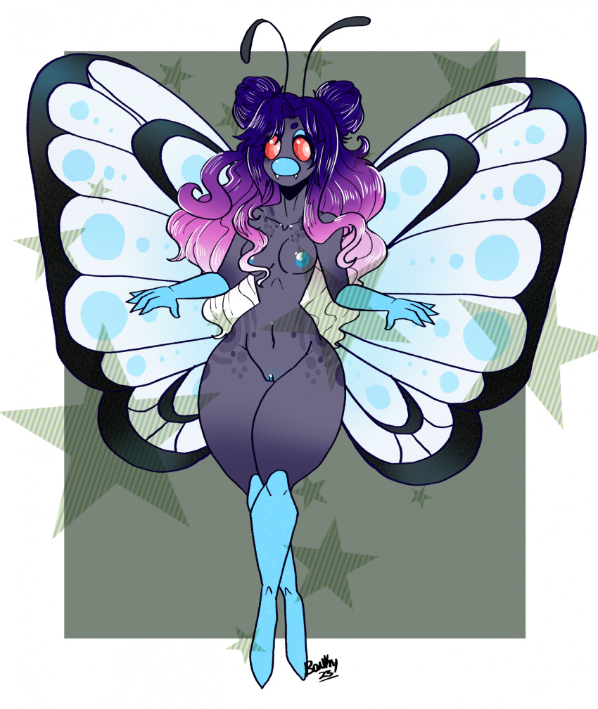 2d anthro bonk-o-dopts bug bug_girl butterfree female female_focus female_only nintendo pokémon_(species) pokemon