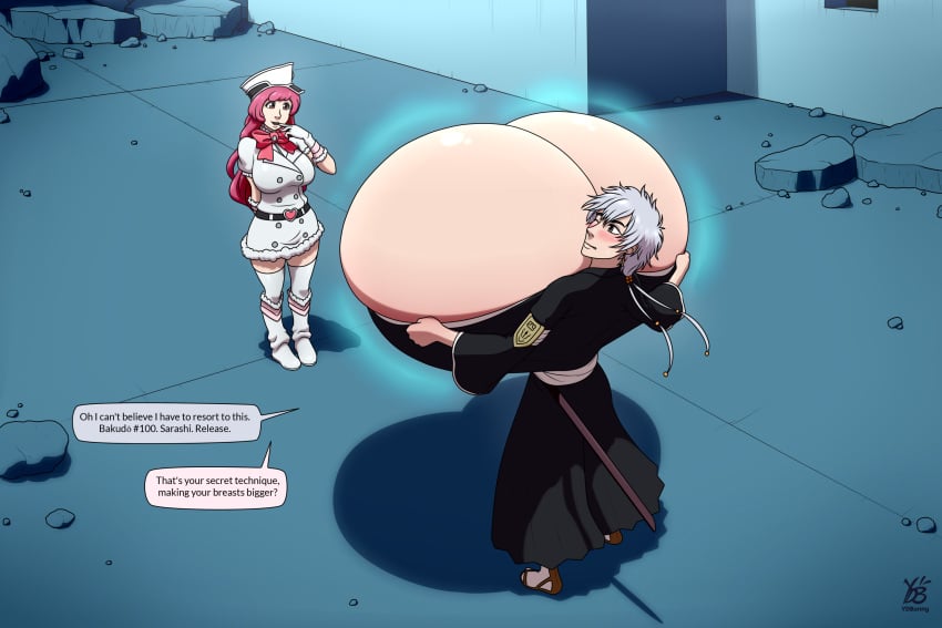 2024 big_breasts bleach breast_expansion huge_breasts kotetsu_isane massive_breasts meninas_mcallon tagme ydbunny