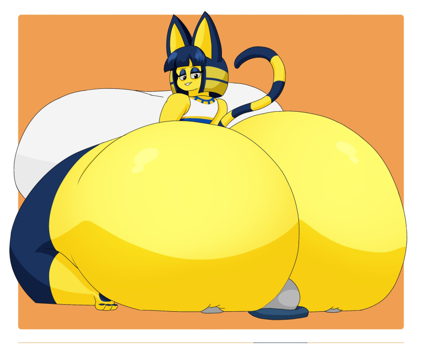 animal_crossing ankha ankha_prime_(user3345) big_ass big_breasts breasts bubble_butt huge_ass nintendo tagme user3345