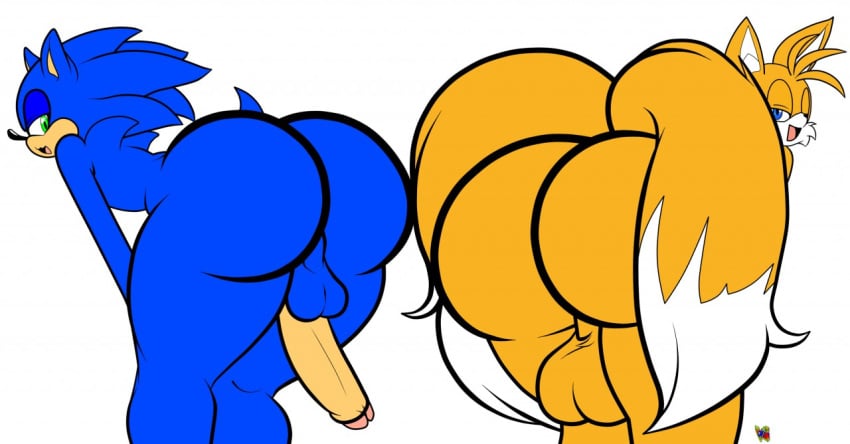 2boys anthro ass balls big_ass big_balls big_penis canid canine denizen1414 femboy fox gay hedgehog huge_ass huge_butt large_ass male_only mobian_(species) penis presenting presenting_hindquarters sega sonic_(series) sonic_the_hedgehog sonic_the_hedgehog_(series) tails thick_thighs virtigogun wide_hips