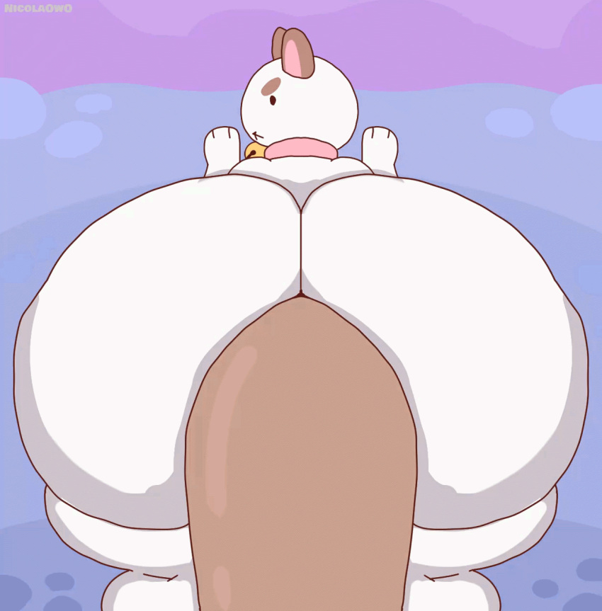 anal anal_penetration anal_sex animated bee_and_puppycat big_ass bubble_butt cartoon_hangover collar huge_ass jingle_bell looking_at_viewer looking_back nicolaowo puppycat pussy sex sex_from_behind tagme thick_thighs white_fur wide_hips