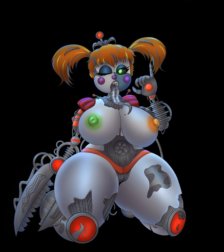 animatronic baby_(fnafsl) circus_baby circus_baby_(fnaf) five_nights_at_freddy's fnaf fnaf_pizzeria_simulator freddy_fazbear's_pizzeria_simulator long_tongue ls scottgames scrap_baby scrap_baby_(fnaf) solo thunder_thighs