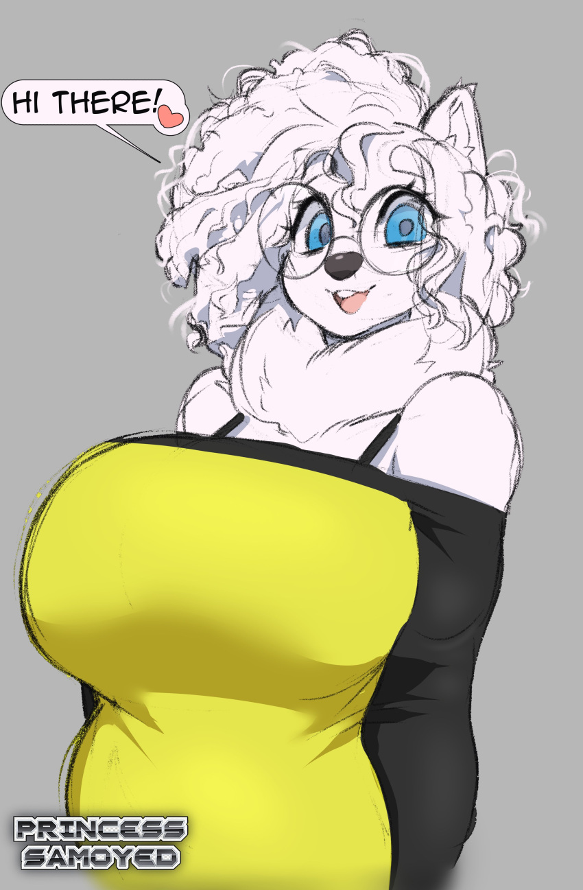 big_breasts breasts cumu female furry princesssamoyed