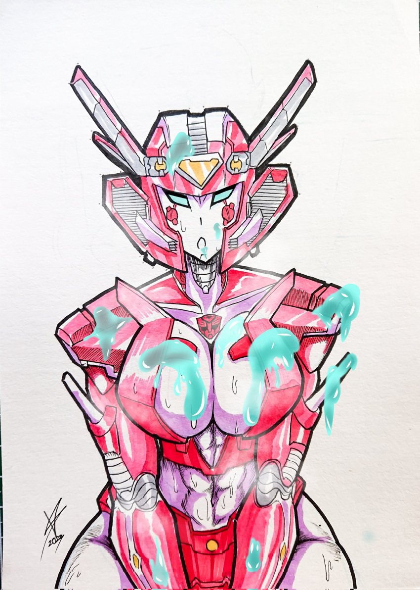 1girls alien alien_girl alien_humanoid cleavage cum cybertronian elita_one female female_focus female_only robot robot_girl robot_humanoid transformers transformers_siege ventis2099_(artist)