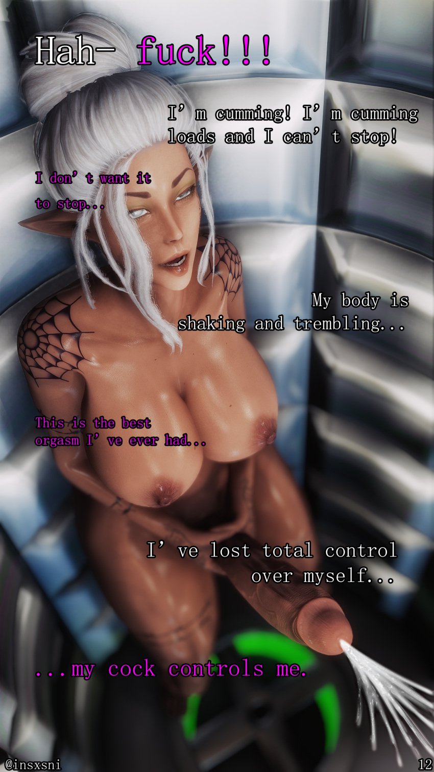 3d abs balls big_breasts big_penis brandy_(insxsni) breasts cum ejaculation futa_only futanari huge_breasts insxsni large_breasts muscular penis skyrim solo solo_futa tagme testicles the_elder_scrolls thick_thighs thighs veiny_penis