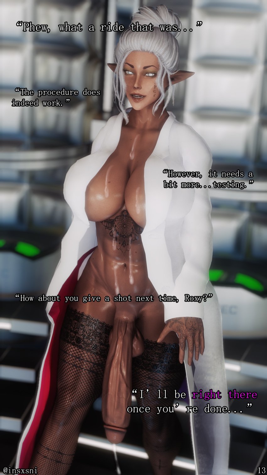 3d abs balls big_breasts big_penis brandy_(insxsni) breasts cum futa_only futanari huge_breasts insxsni large_breasts muscular penis precum precum_drip skyrim solo solo_futa tagme testicles the_elder_scrolls thick_thighs thighs veiny_penis