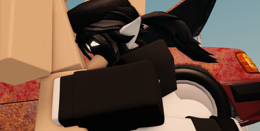 1boy 1girls 3d ass car dusty_trip female myrealdamage outside penis roblox roblox_avatar roblox_game robloxian side_view tagme