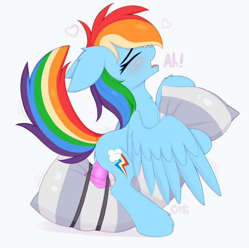 1girls 2020s 2023 ahe_gao ass blonde_hair blue_body blue_feathers blue_fur blue_hair blush bodily_fluids closed_eyes cutie_mark dildo dildo_in_pussy dildo_insertion equid equine eyes_closed feathered_wings feathers female female_ejaculation female_only feral floating_hearts friendship_is_magic genital_fluids green_hair hair hasbro heart hi_res hooves mammal masturbation moan multicolored_hair multicolored_mane multicolored_tail my_little_pony omiart open_mouth orange_hair pegasus penetration pillow pillow_humping pony purple_hair pussy_juice rainbow_dash_(mlp) rainbow_hair rainbow_mane rainbow_tail red_hair sex_toy sex_toy_in_pussy sex_toy_insertion shiny_fur shiny_mane shiny_tail side_view solo solo_female text tomboy vaginal_masturbation vaginal_penetration western_art western_cartoon wings