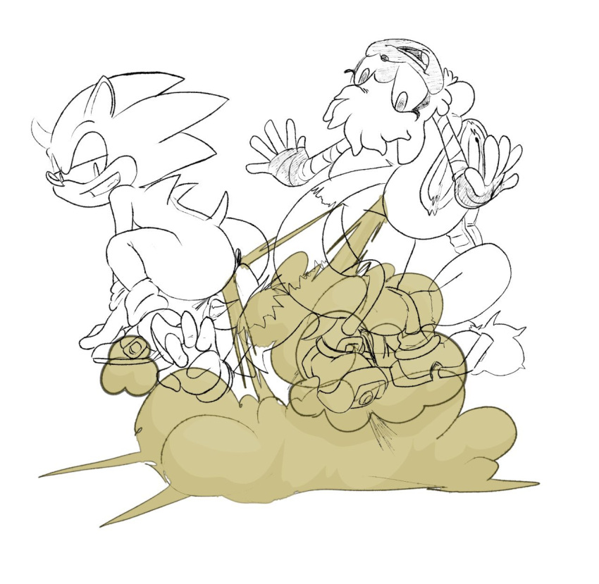 1girls 2boys 2males brapshadow commission facefart facefarting facesitting fart farting restrained segua shadow_the_hedegehog somic_(series) sonic_the_hedegehog sonic_the_hedegehog_(series) tangled_the_lemur zevix