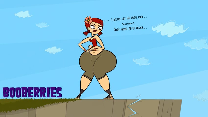 ass ass_body ass_expansion bbw booberries_morphs bottom_heavy fat female fresh_tv huge_ass huge_thighs plump tdi thick_thighs total_drama:_revenge_of_the_island total_drama_island weight_gain zoey zoey_(tdi)