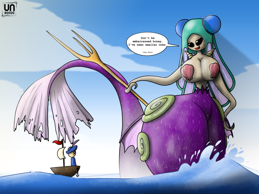 big_breasts big_breasts big_hips giantess hourglass_figure mermaid mermaid_ass mermaid_giantess mermaid_girl mermaid_tail ocean original_characters unknown80000