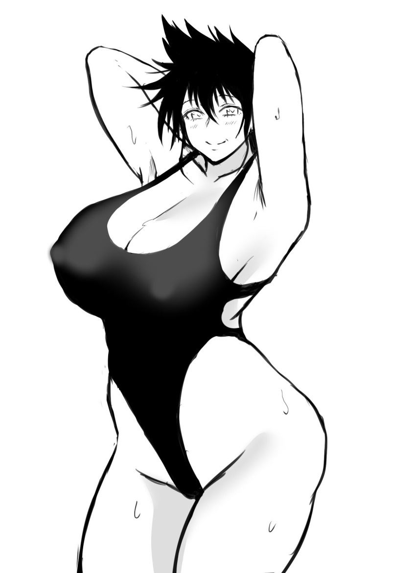 cleavage curvaceous honoo_no_toukyuuji:_dodge_danpei ichigeki_haruka large_breasts shibusun smile