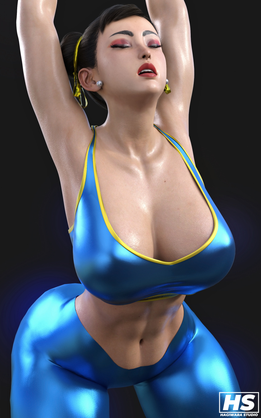 Rule Dev Girls D Asian Female Big Ass Big Breasts Cammy Stretch Capcom Chun Li Clothed