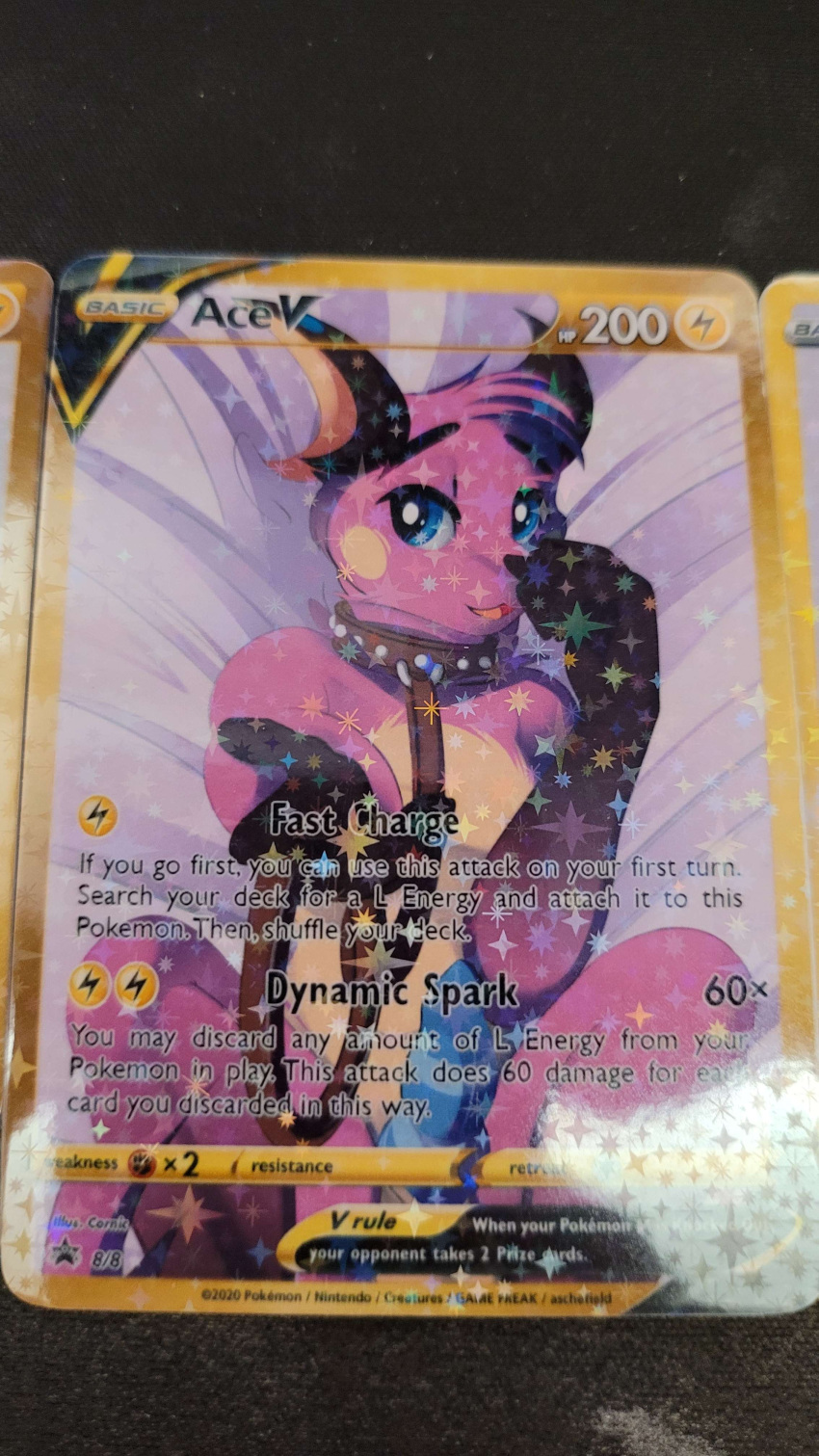 absurd_res ace card hi_res nintendo pokémon_(species) pokemon pokemon_(species) presenting rai raichu