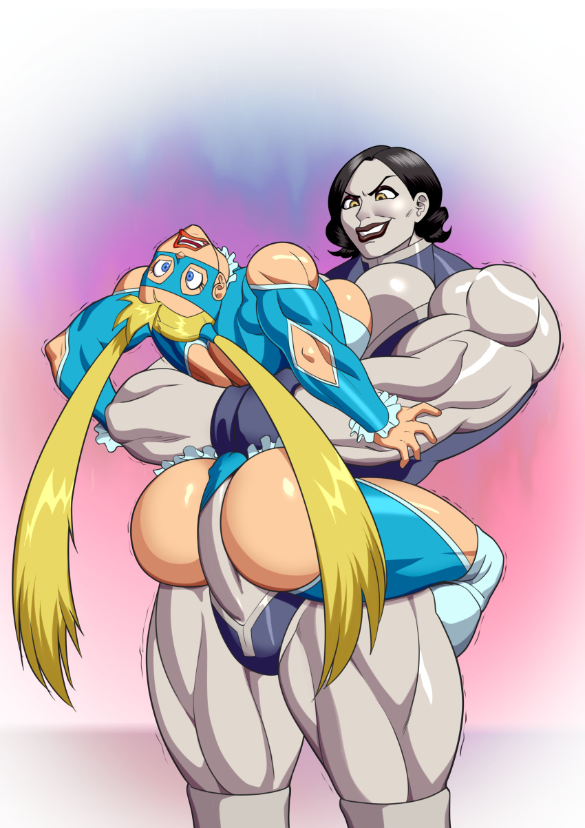 1futa 1girls alcina_dimitrescu ass bear_hug bearhug big_penis breasts buttjob catfight cling clothed clothing crossover duo erection female futa_on_female futanari hot_dogging human humanoid humanoid_penis hyper_thighs larger_futanari light-skinned_female light_skin massive_thighs mostly_clothed muscular_female penis rainbow_mika resident_evil resident_evil_8:_village ryona smaller_female squarepeg3d standing straight_hair street_fighter thunder_thighs vanbrand wrestling wrestling_outfit