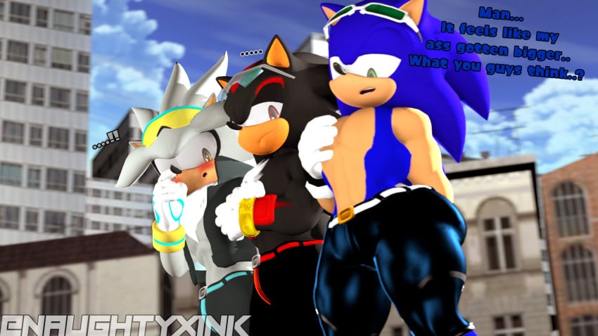 3d_(artwork) blushing fat_ass femboy femboy_on_femboy femboy_only femboydom femboysub girly imminent_sex muscular_male naughtyxink shadow_the_hedgehog silver_the_hedgehog sonic_(series) sonic_the_hedgehog tagme yaoi