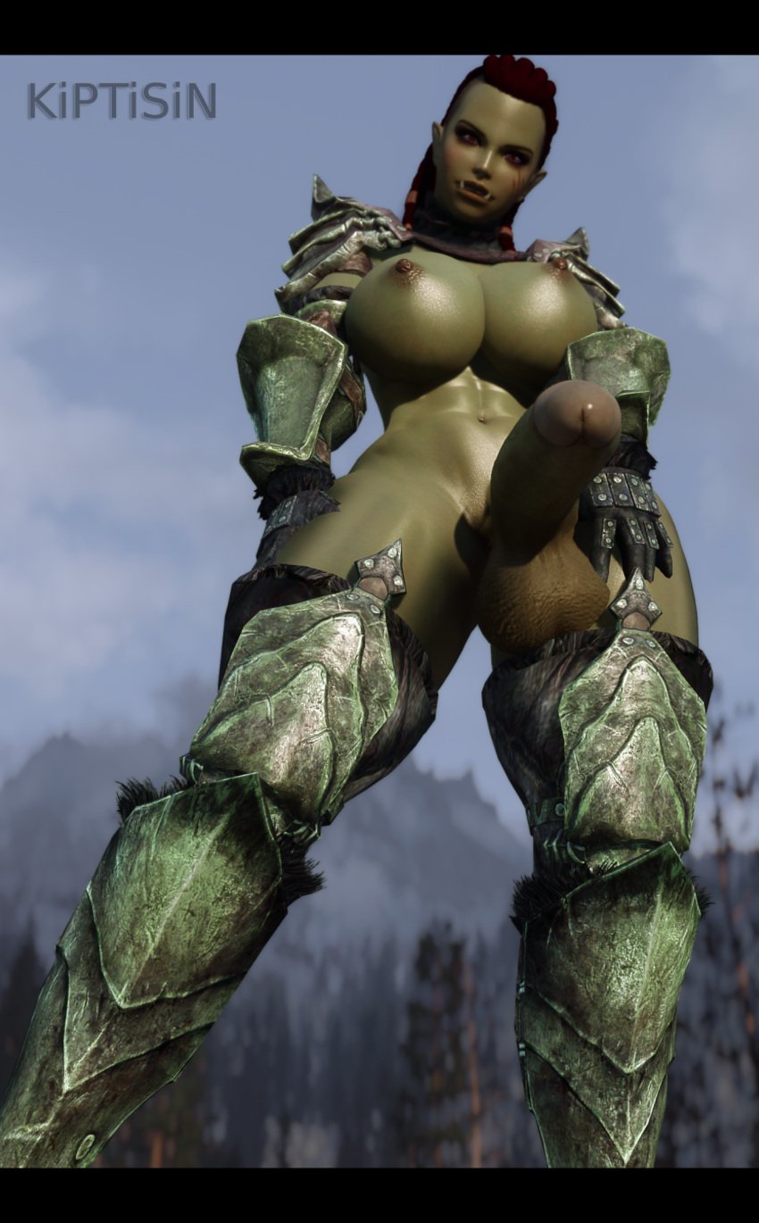 1futa 3d abs armor armored_gloves big_balls big_breasts big_nipples big_penis busty curvaceous curvy curvy_body curvy_futa full_body futa_only futanari green_penis hi_res high_resolution highres huge_ass huge_balls huge_breasts huge_cock huge_thighs kiptisin looking_at_viewer monster_cock musc muscles muscular muscular_futanari oil orc orc_futanari red_eyes red_hair self_upload skyrim solo the_elder_scrolls vein veins veiny_penis warrior wet wet_body wet_skin